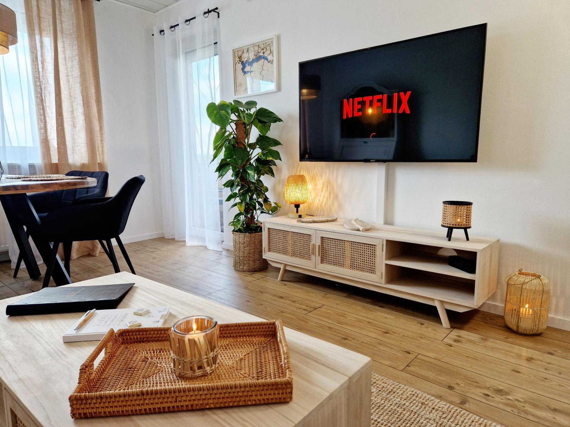 Möhnesee Ferienwohnung Sonnenhang Im Boho-Stil Mit Balkon מראה חיצוני תמונה