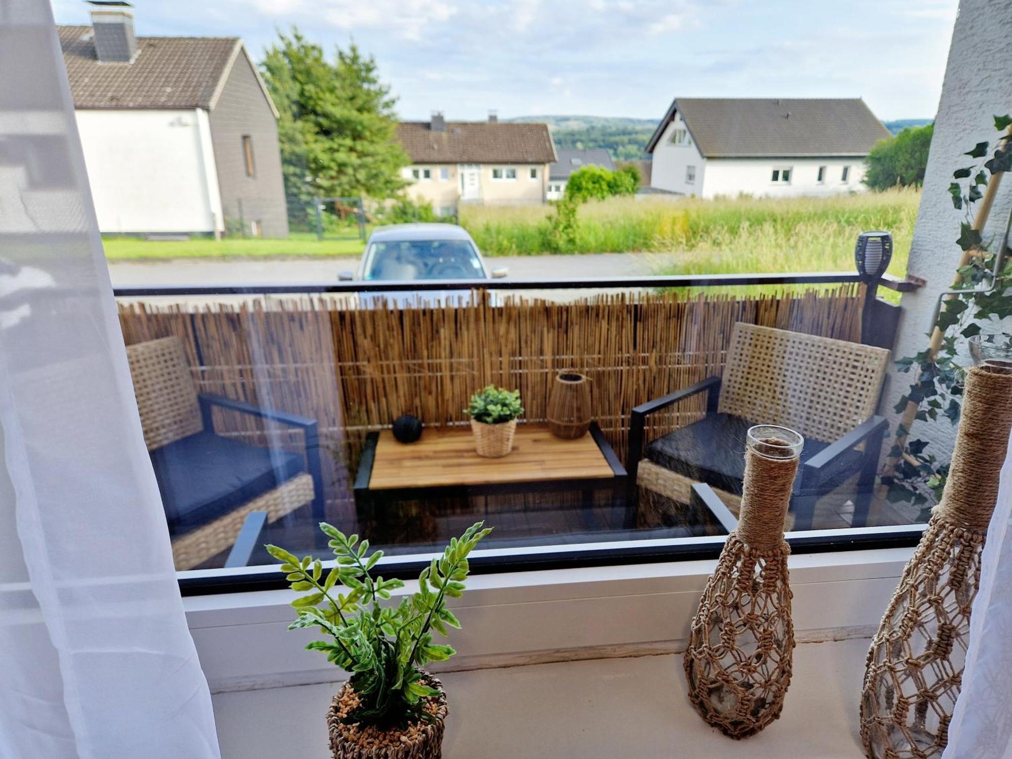 Möhnesee Ferienwohnung Sonnenhang Im Boho-Stil Mit Balkon מראה חיצוני תמונה