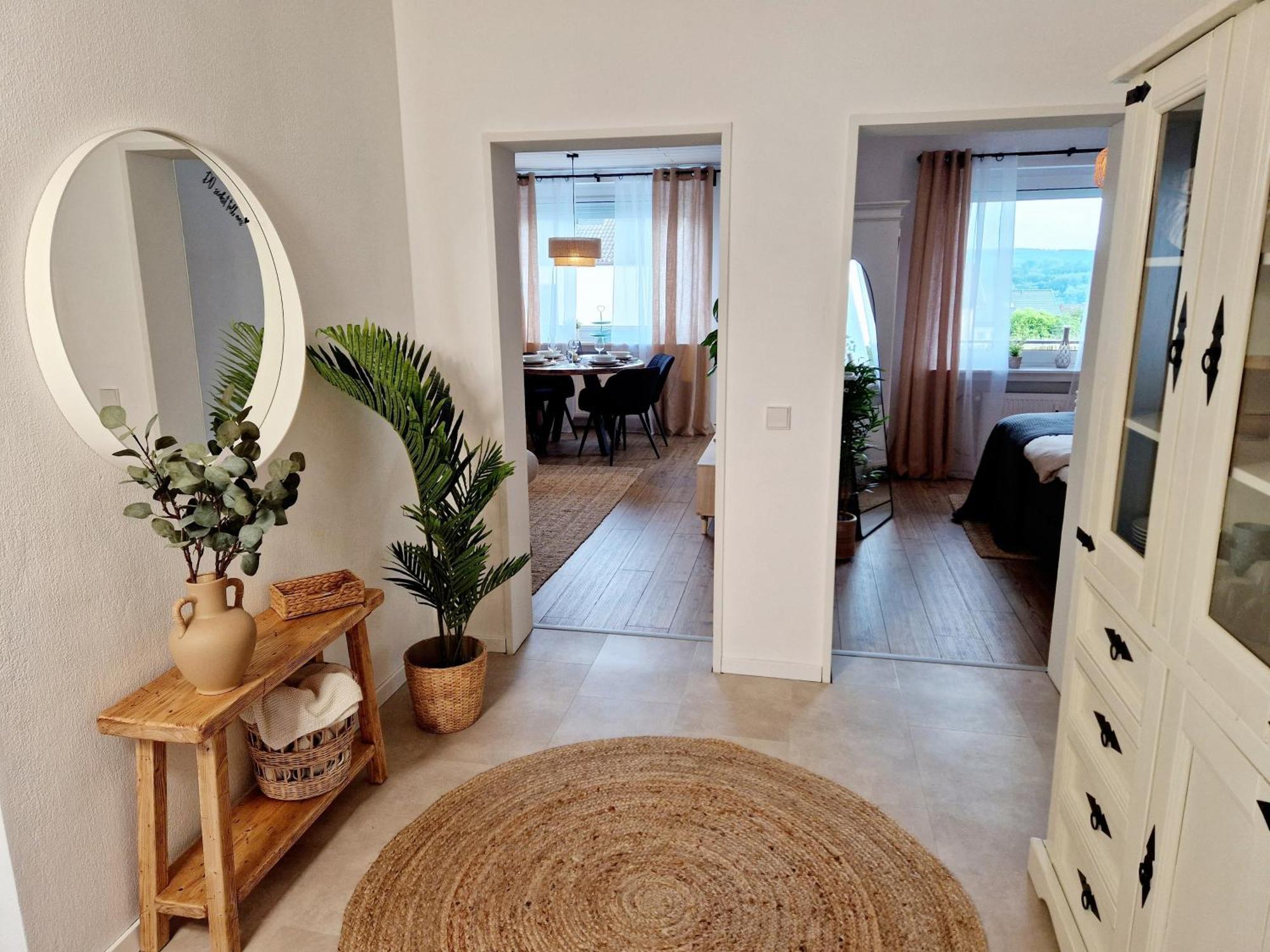 Möhnesee Ferienwohnung Sonnenhang Im Boho-Stil Mit Balkon מראה חיצוני תמונה